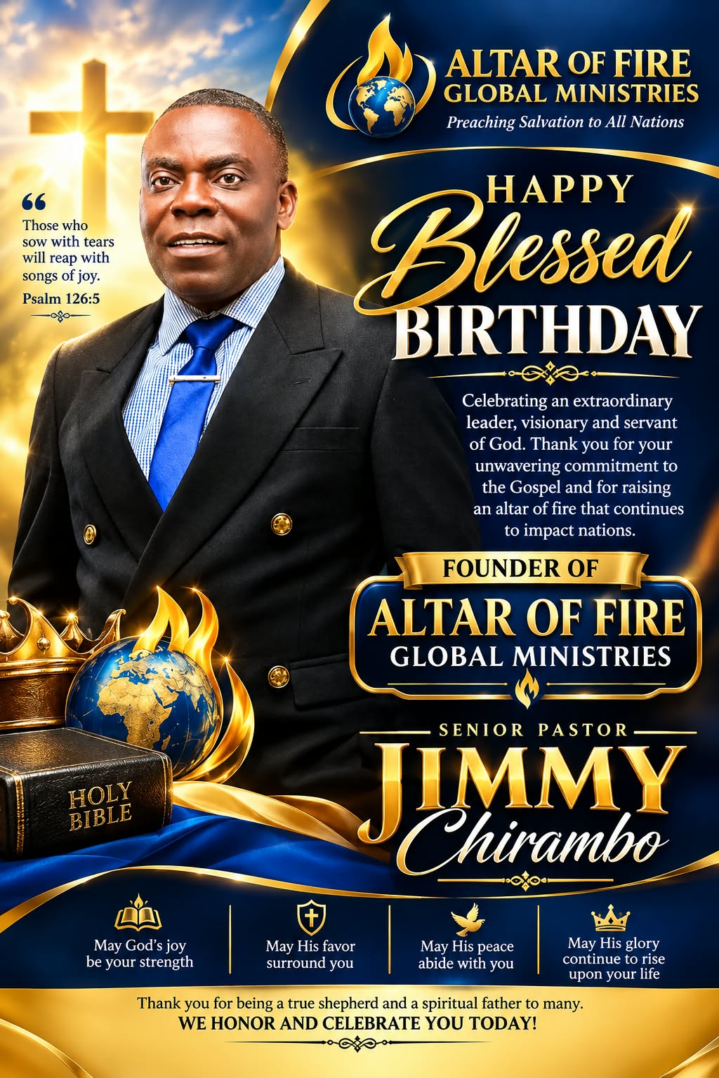 Happy Birthday Senior Pastor Chirambo!